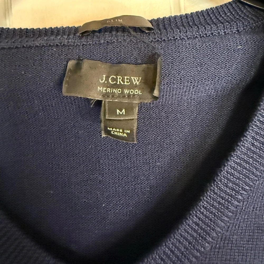 J. Crew Merino Wool V-neck Sweater